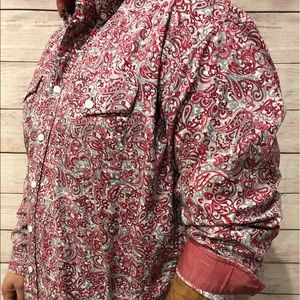 Stetson Men’s Red Western Shirt